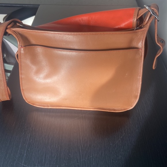 COACH Brown Saddle Bag Purse - Picture 6 of 10